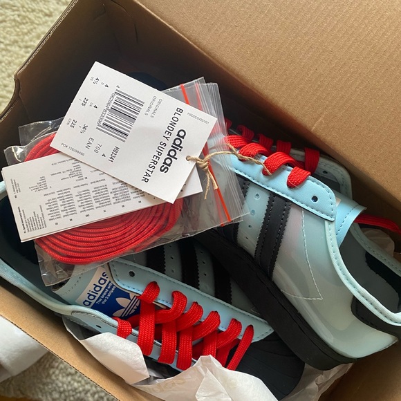 Adidas Blondey Superstar limited edition brand new in box sneakers size US4.5 - Picture 3 of 7